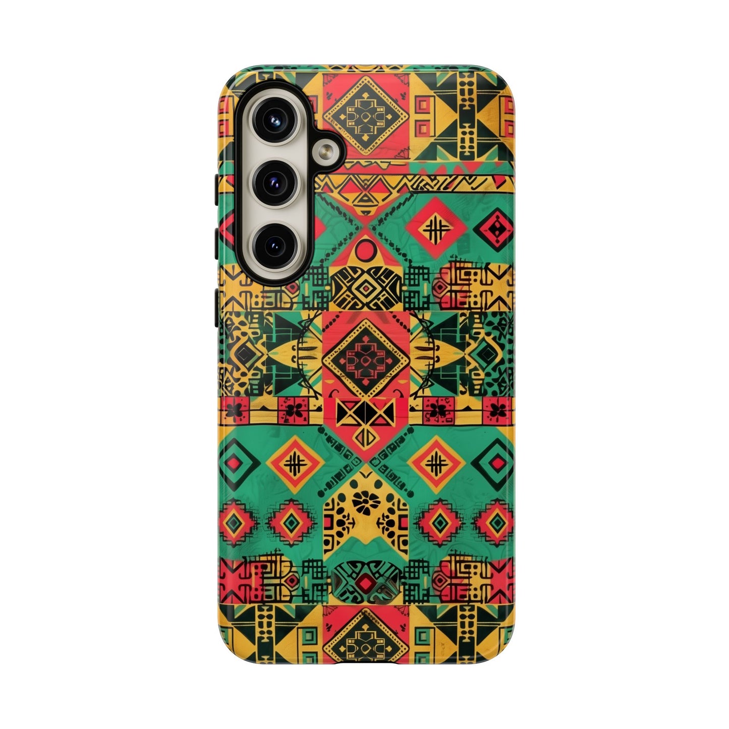 Red, Yellow and Green Afrocentric Phone Case | iPhone | Samsung | Google|  Tough Cases