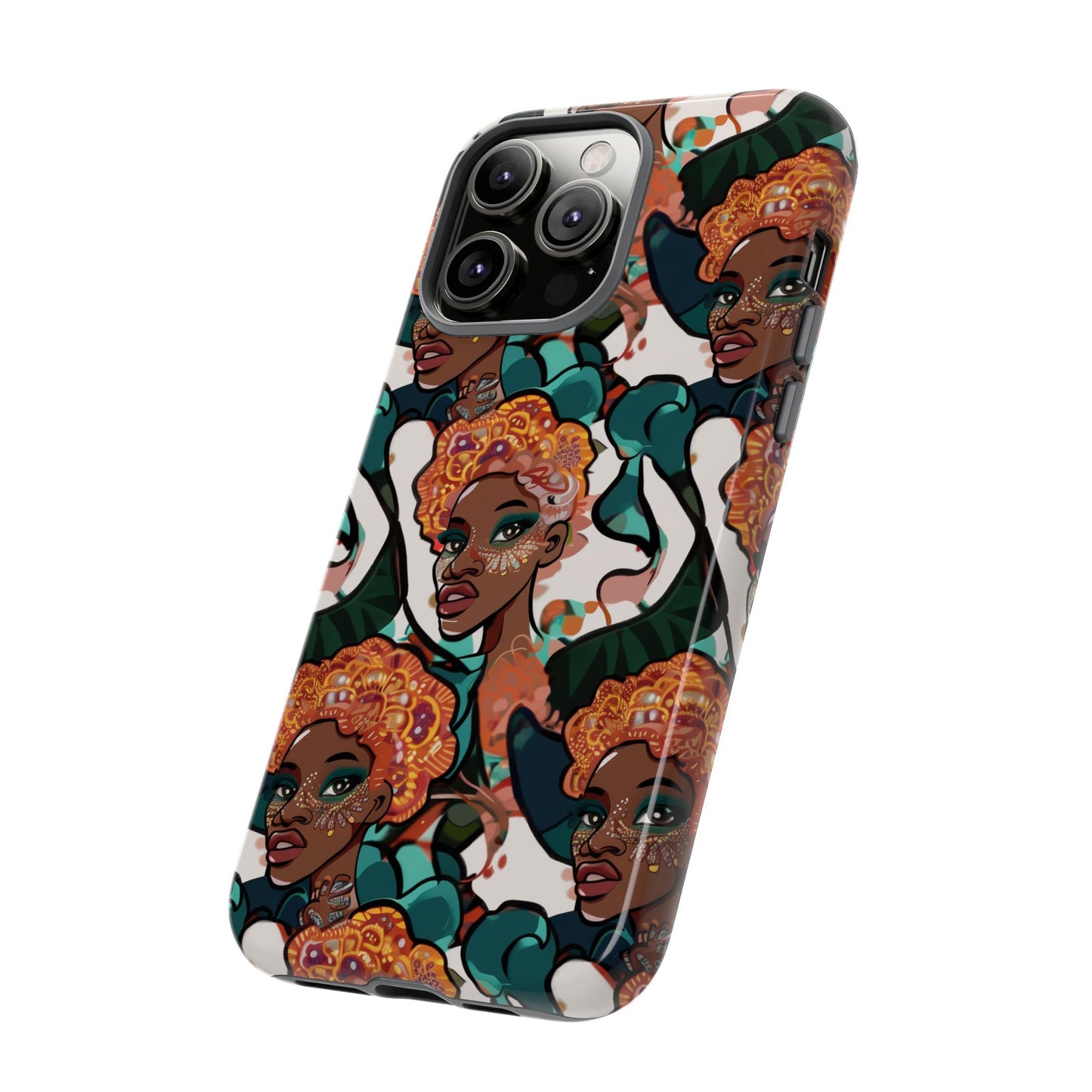 Afrocentric Print 02 Cover for Your Phone  | iPhone | Samsung | Google | Tough Cases