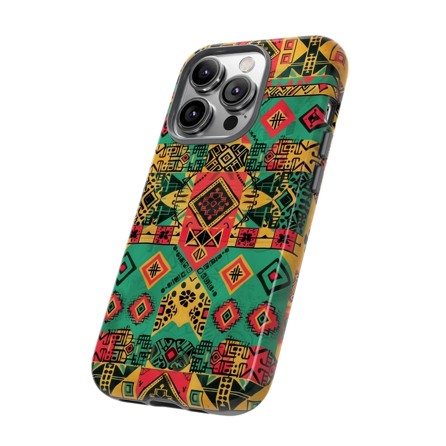 Red, Yellow and Green Afrocentric Phone Case | iPhone | Samsung | Google|  Tough Cases