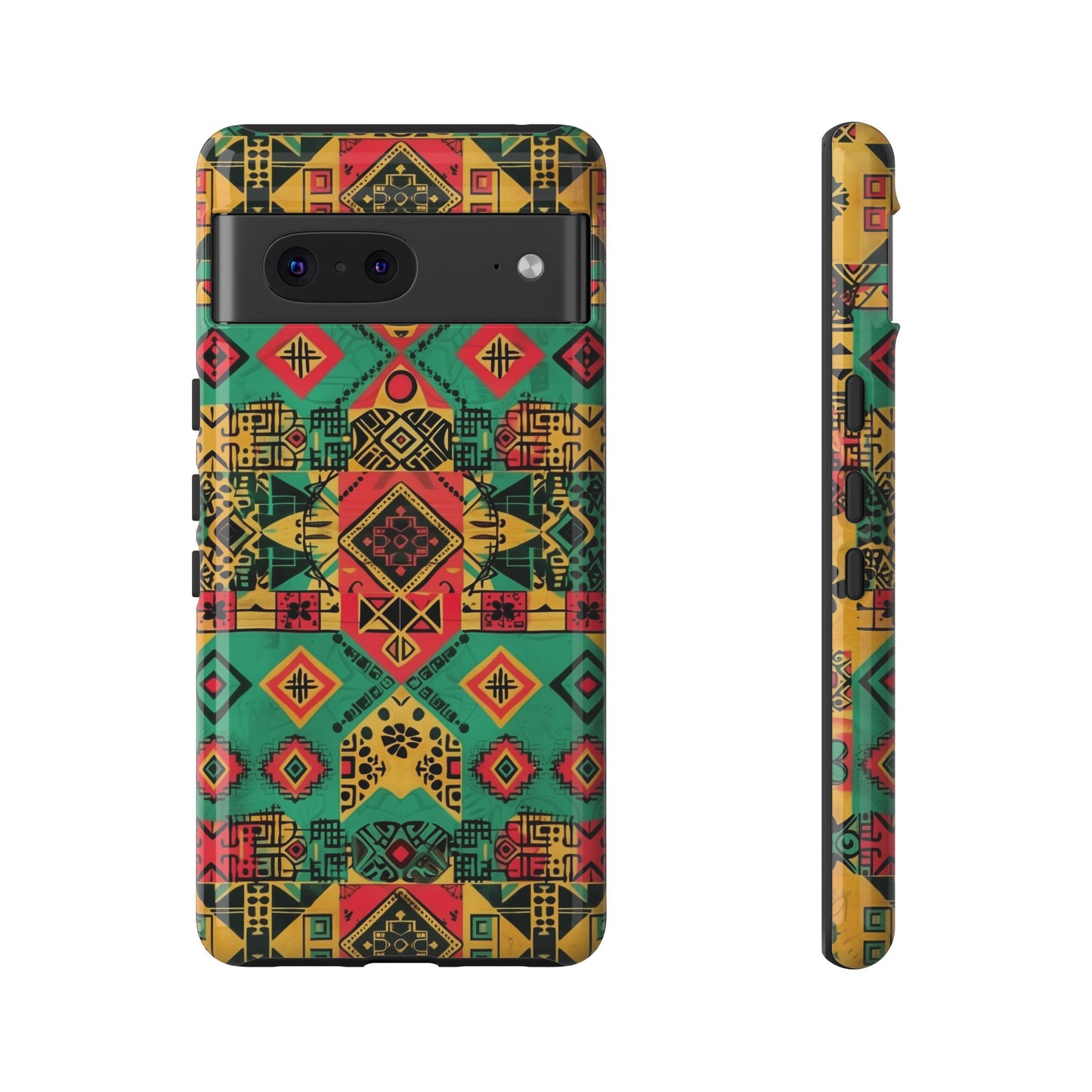 Red, Yellow and Green Afrocentric Phone Case | iPhone | Samsung | Google|  Tough Cases