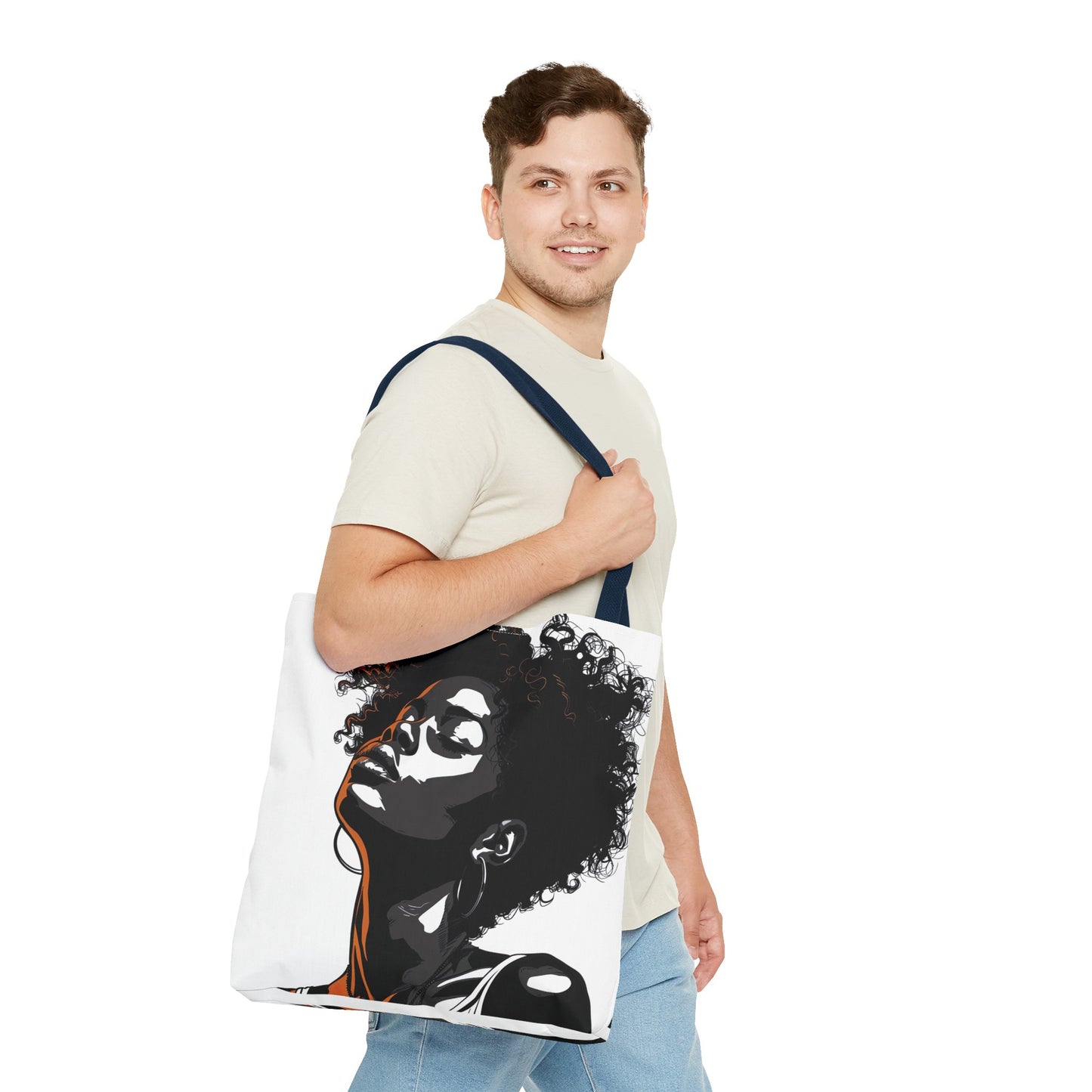 Stylish Retro Tote with Pop Art design (AOP) - Fashion Accessories - Perfect for Work, School, and Everyday Chic - Gift for Her