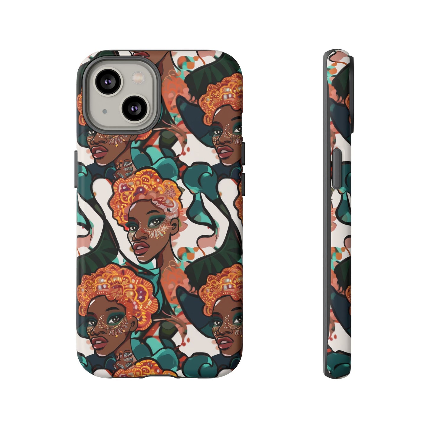 Afrocentric Print 02 Cover for Your Phone  | iPhone | Samsung | Google | Tough Cases