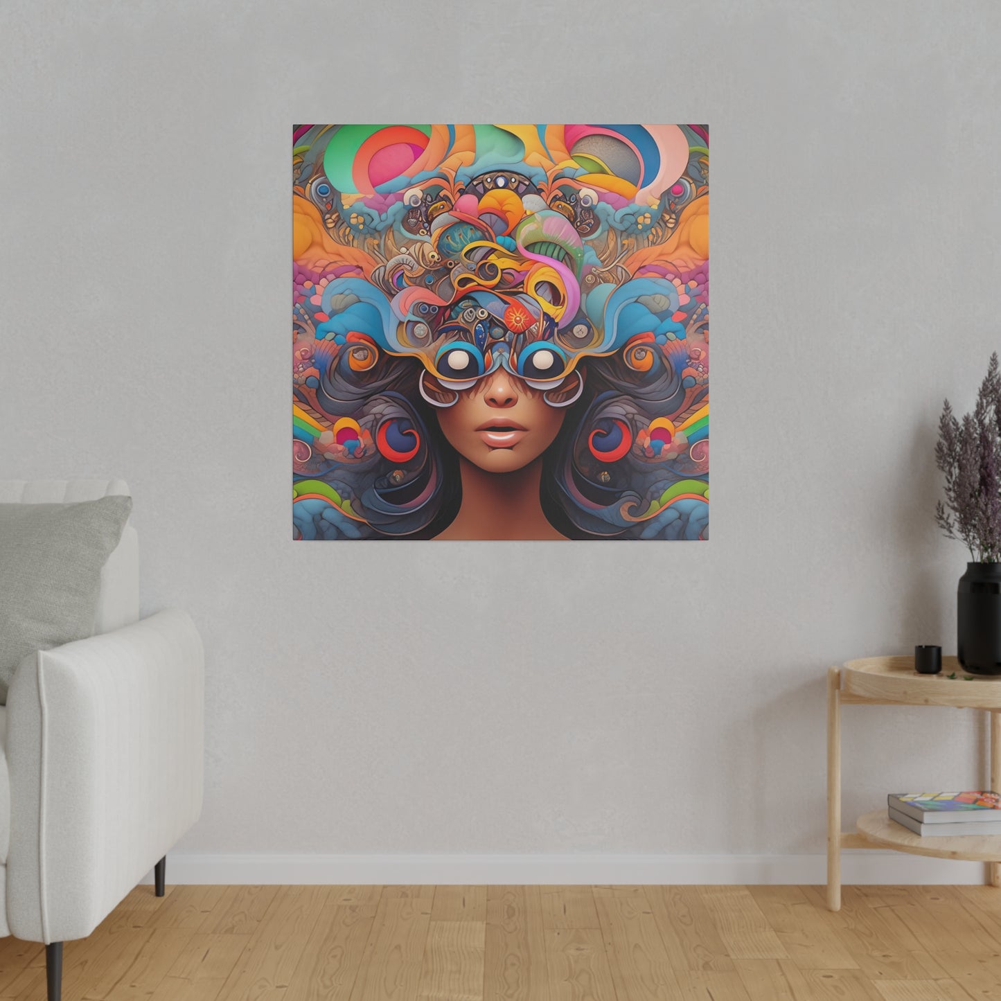 Colourful Muse - Matte Canvas, Stretched, 0.75"