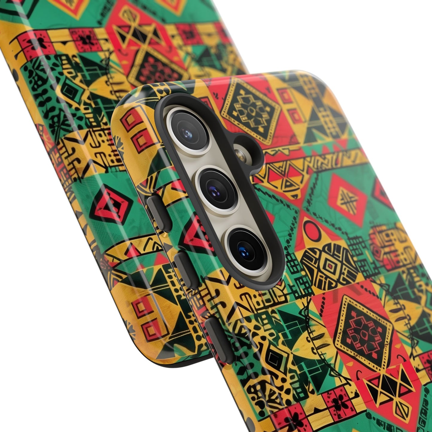 Red, Yellow and Green Afrocentric Phone Case | iPhone | Samsung | Google|  Tough Cases