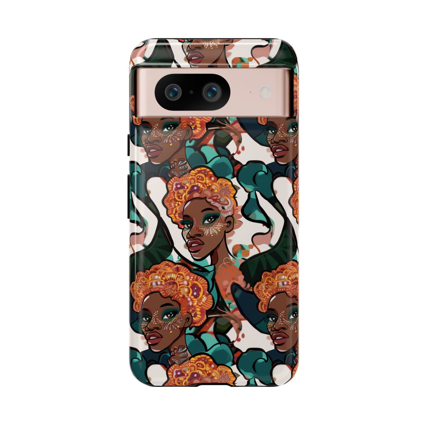 Afrocentric Print 02 Cover for Your Phone  | iPhone | Samsung | Google | Tough Cases