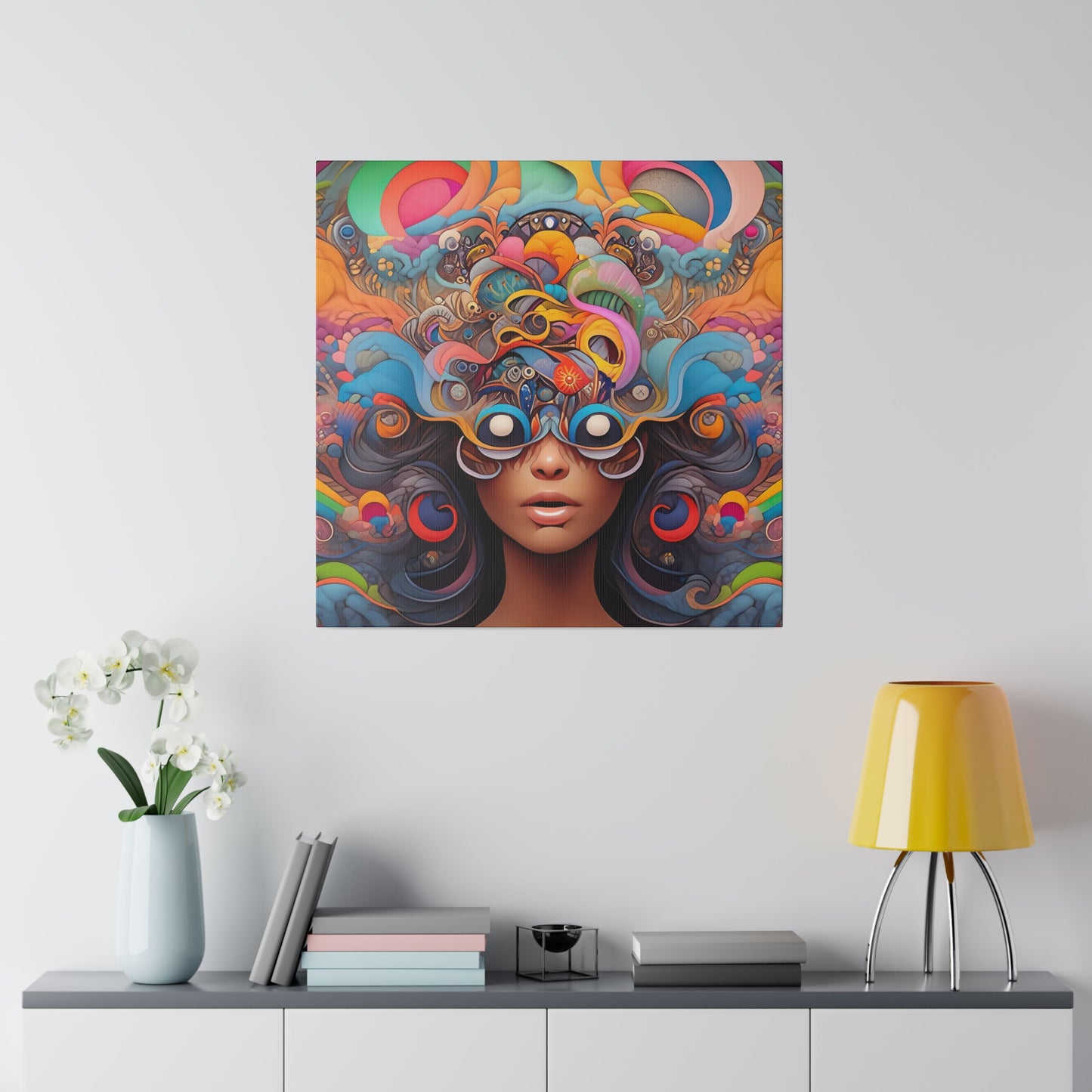 Colourful Muse - Matte Canvas, Stretched, 0.75"