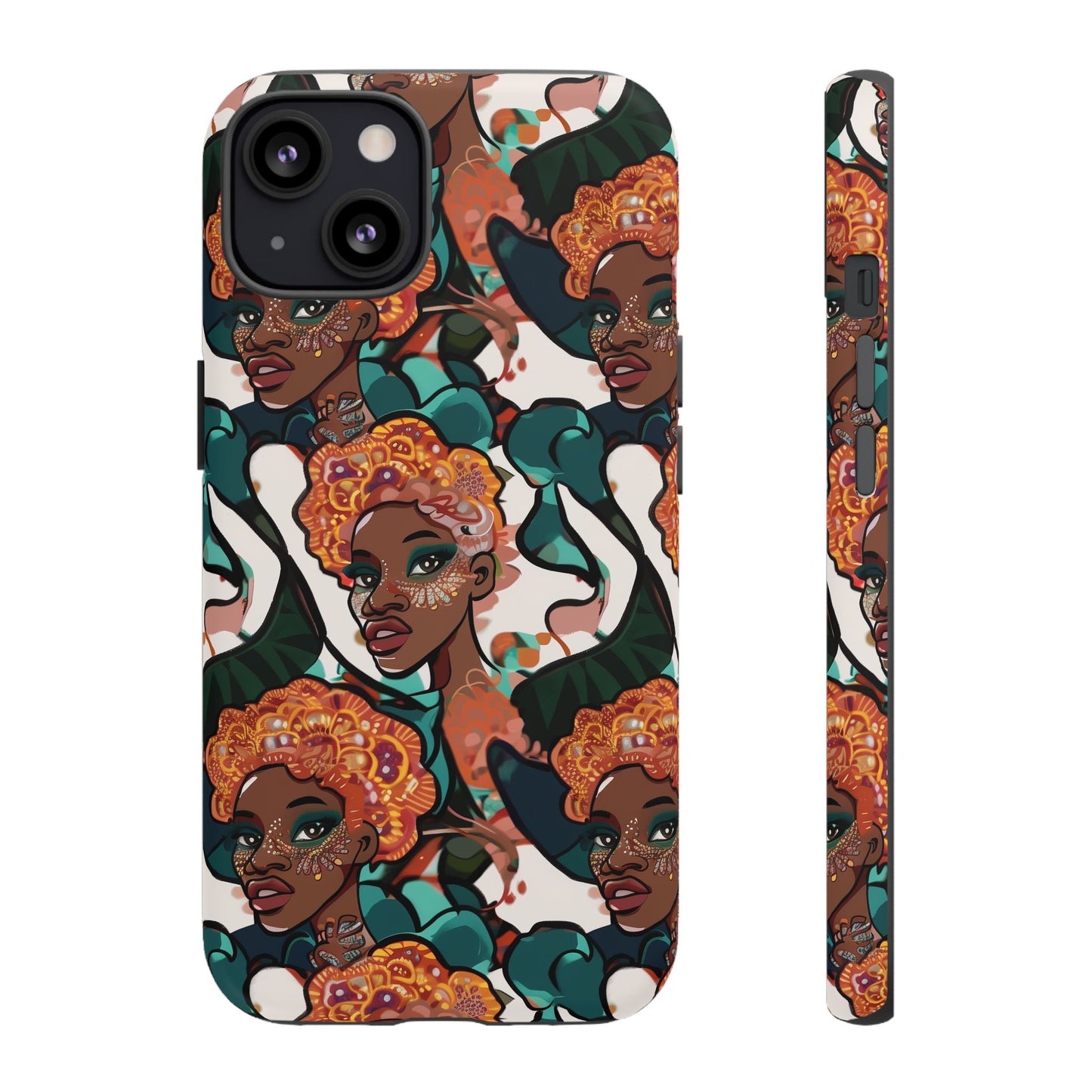 Afrocentric Print 02 Cover for Your Phone  | iPhone | Samsung | Google | Tough Cases