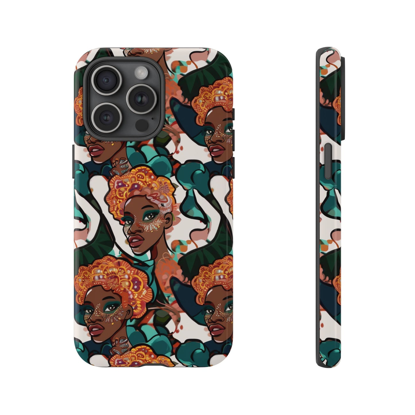 Afrocentric Print 02 Cover for Your Phone  | iPhone | Samsung | Google | Tough Cases