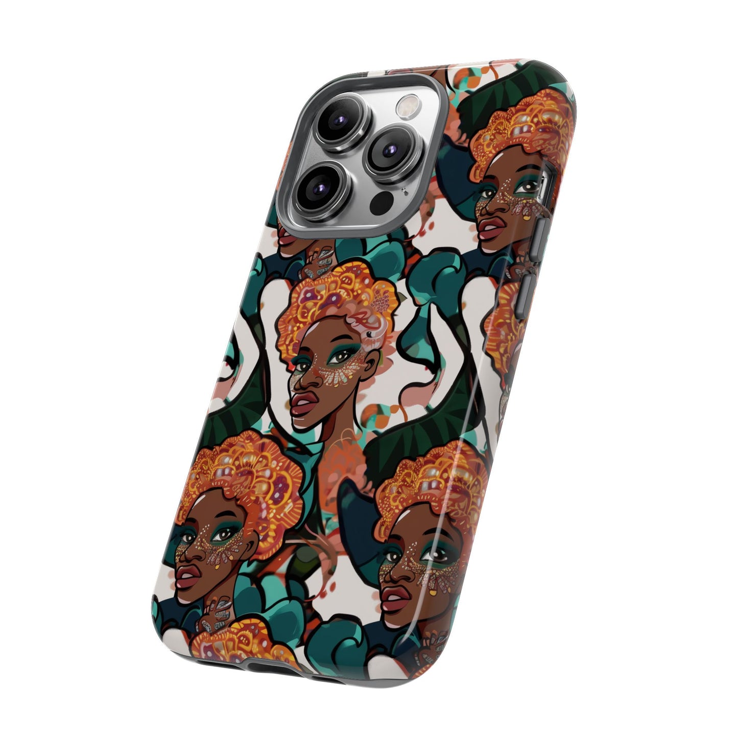 Afrocentric Print 02 Cover for Your Phone  | iPhone | Samsung | Google | Tough Cases