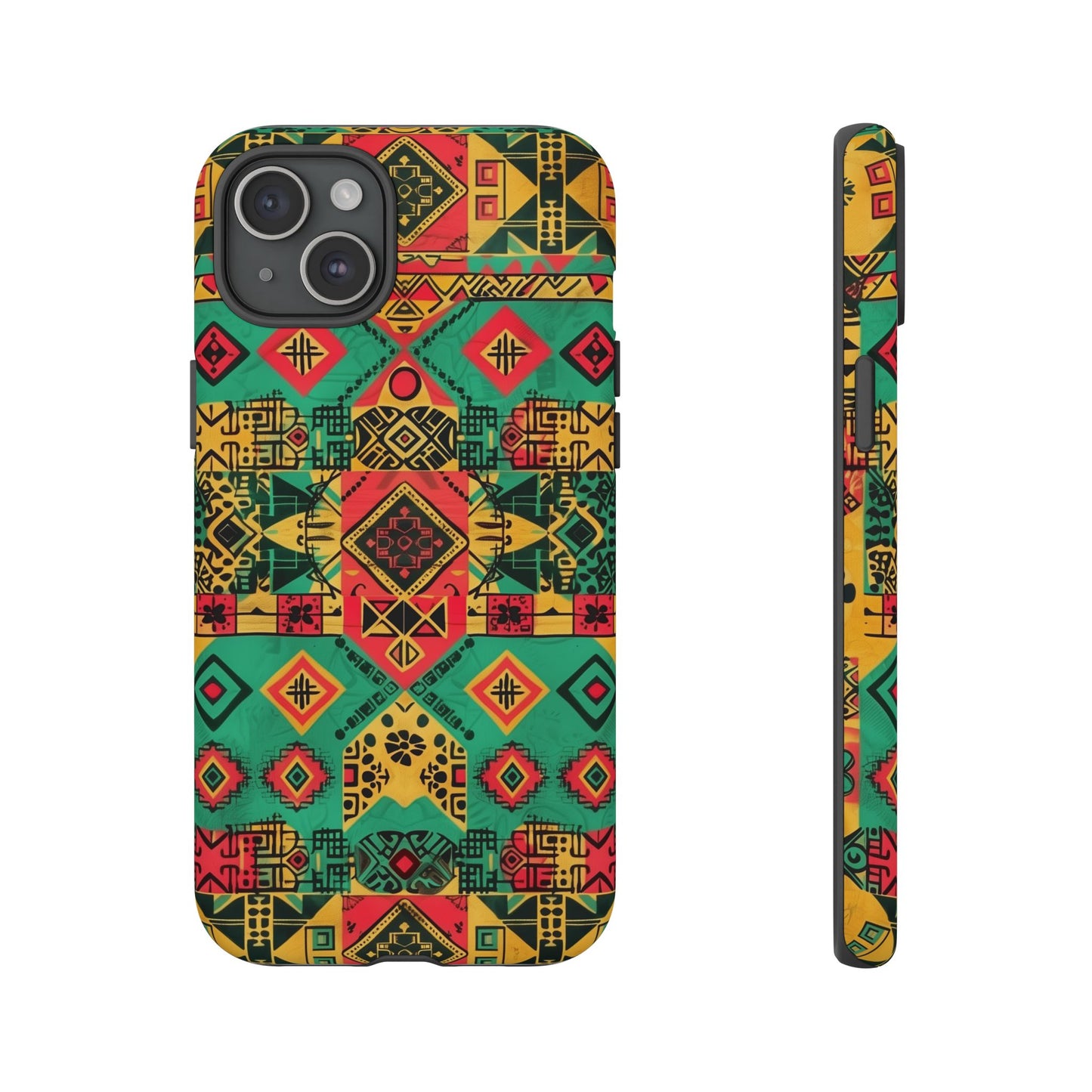 Red, Yellow and Green Afrocentric Phone Case | iPhone | Samsung | Google|  Tough Cases