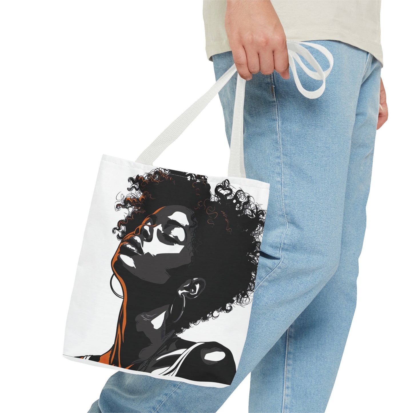 Stylish Retro Tote with Pop Art design (AOP) - Fashion Accessories - Perfect for Work, School, and Everyday Chic - Gift for Her