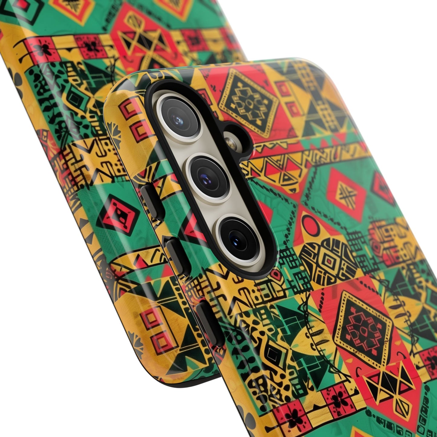 Red, Yellow and Green Afrocentric Phone Case | iPhone | Samsung | Google|  Tough Cases