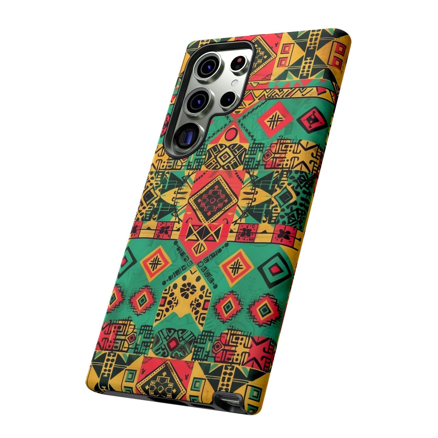 Red, Yellow and Green Afrocentric Phone Case | iPhone | Samsung | Google|  Tough Cases