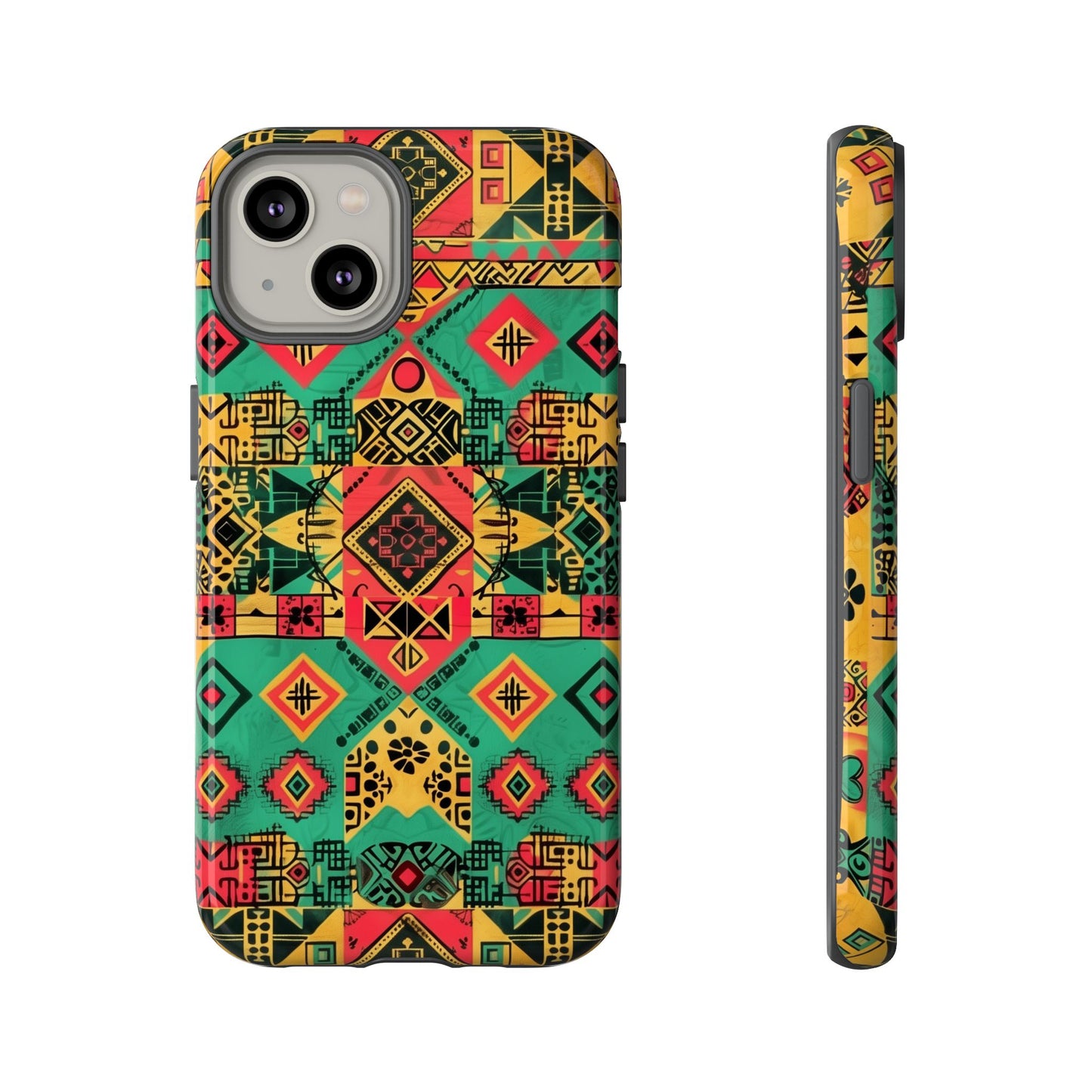 Red, Yellow and Green Afrocentric Phone Case | iPhone | Samsung | Google|  Tough Cases