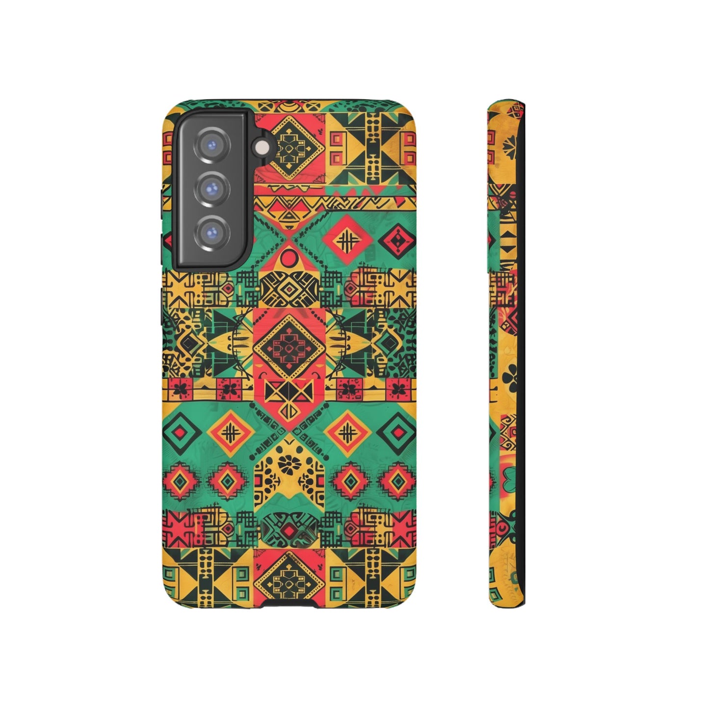 Red, Yellow and Green Afrocentric Phone Case | iPhone | Samsung | Google|  Tough Cases