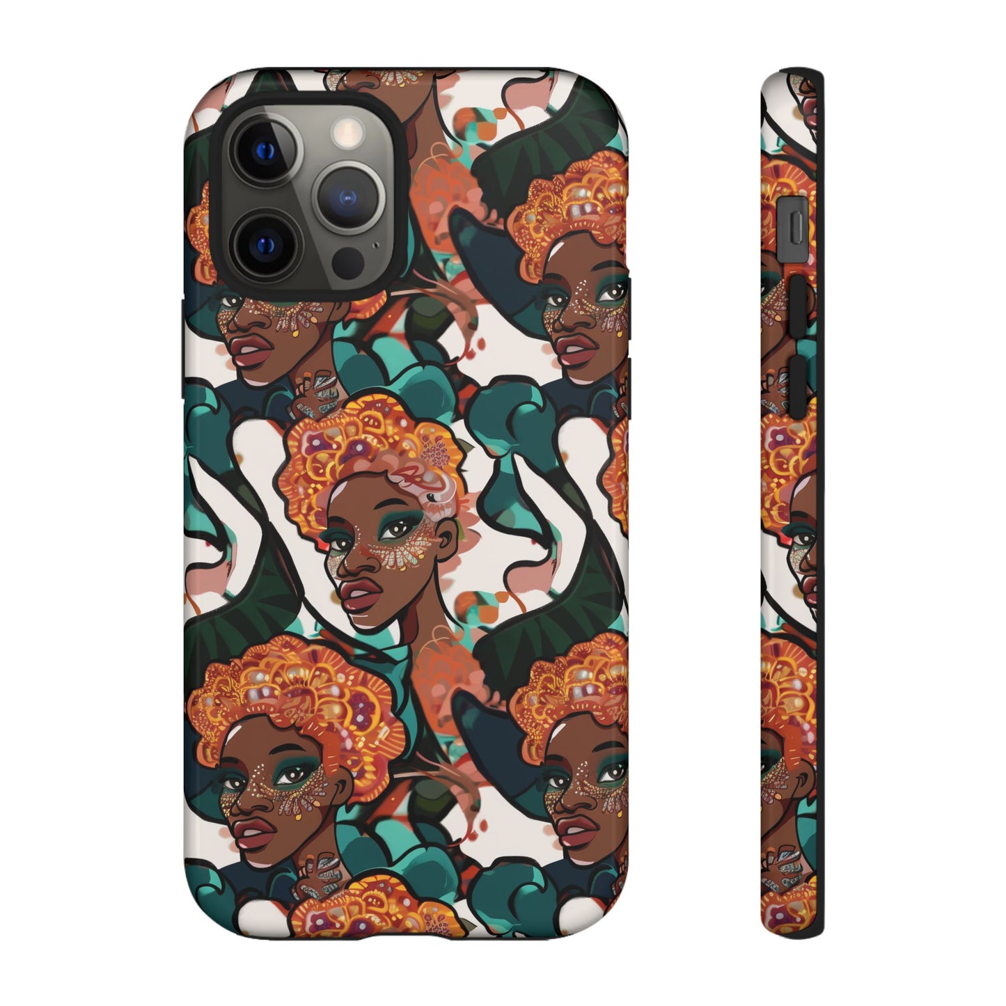 Afrocentric Print 02 Cover for Your Phone  | iPhone | Samsung | Google | Tough Cases