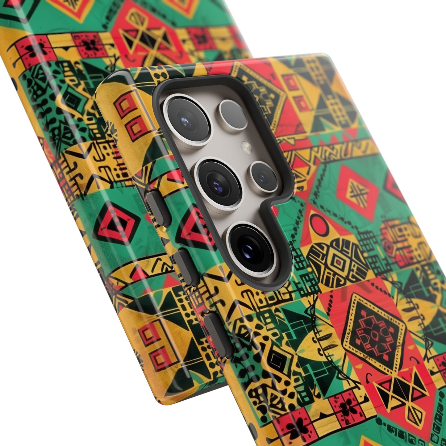 Red, Yellow and Green Afrocentric Phone Case | iPhone | Samsung | Google|  Tough Cases