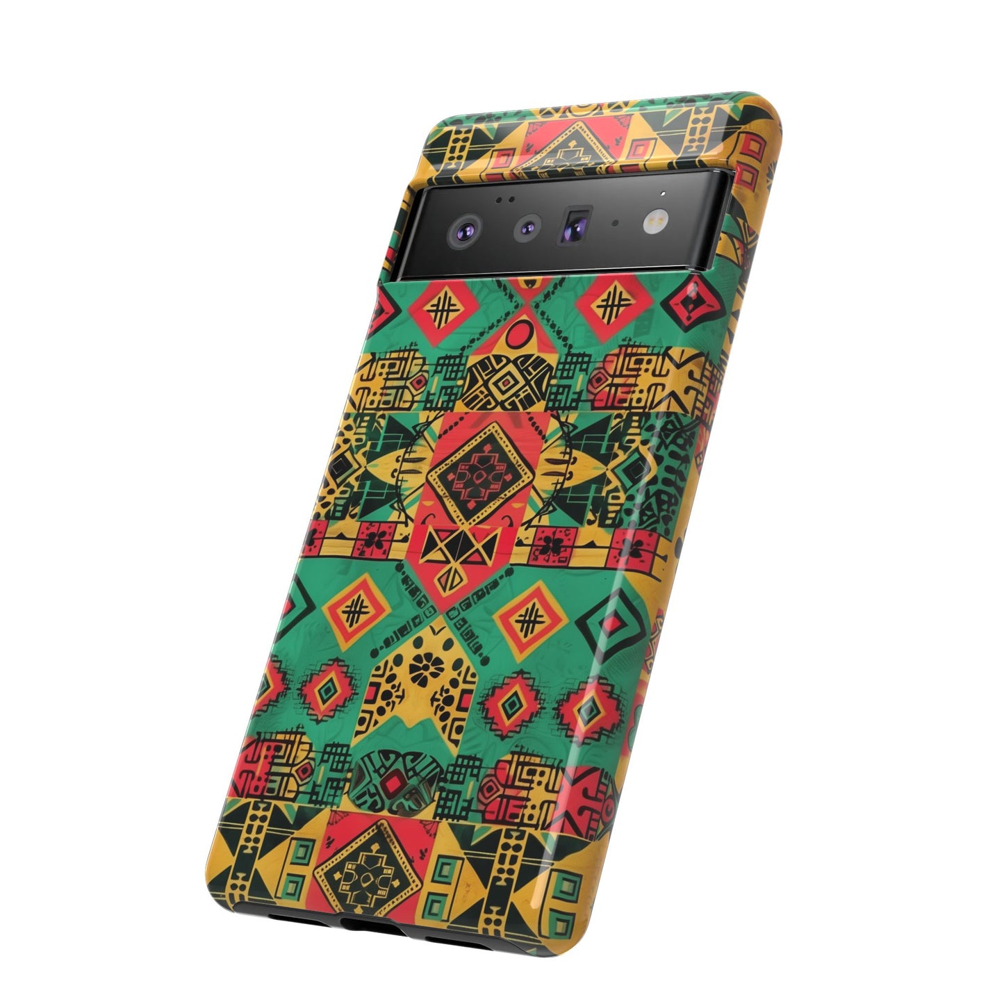 Red, Yellow and Green Afrocentric Phone Case | iPhone | Samsung | Google|  Tough Cases