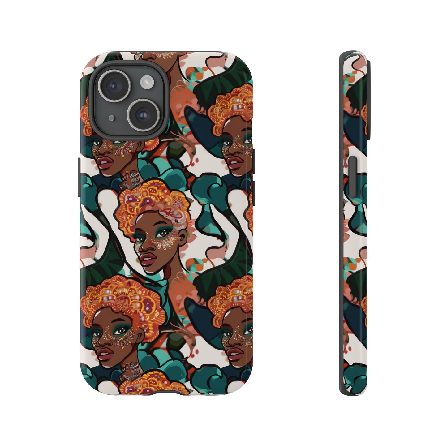 Afrocentric Print 02 Cover for Your Phone  | iPhone | Samsung | Google | Tough Cases