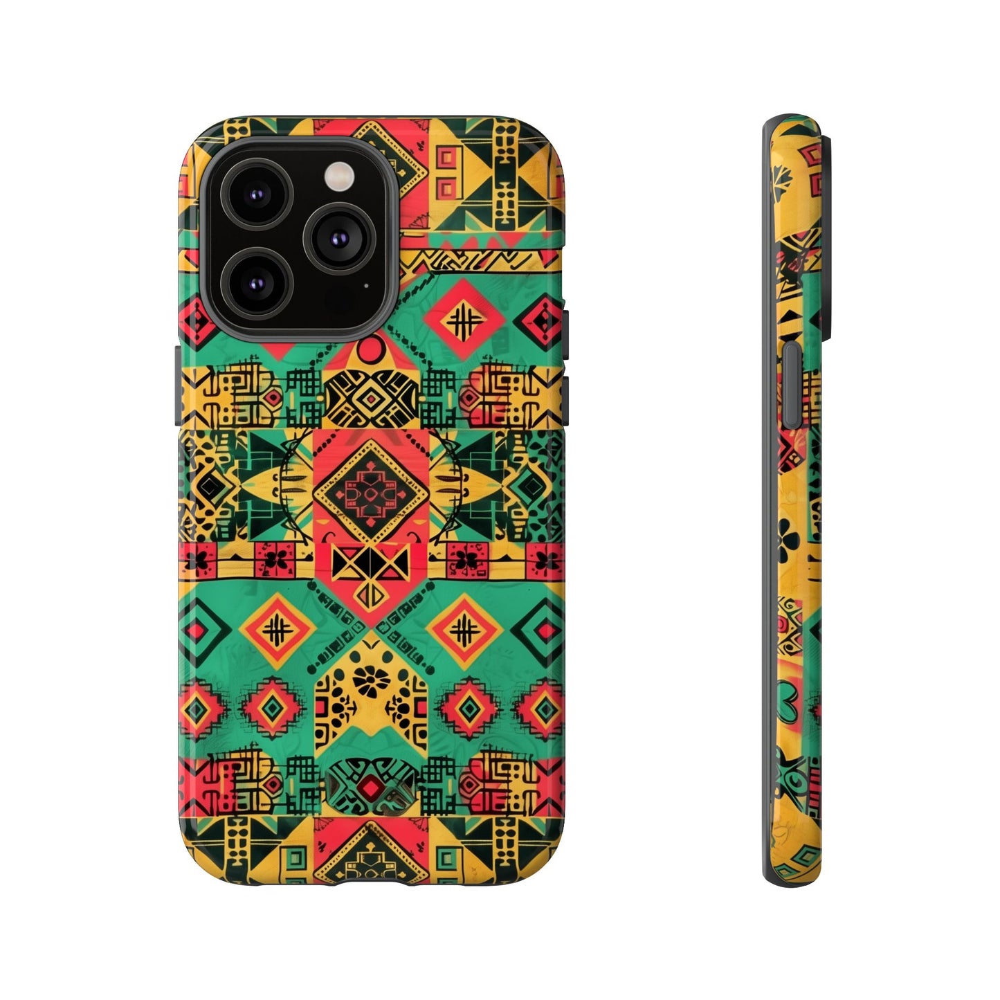 Red, Yellow and Green Afrocentric Phone Case | iPhone | Samsung | Google|  Tough Cases