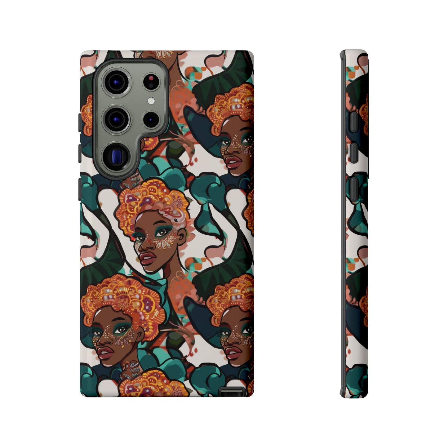 Afrocentric Print 02 Cover for Your Phone  | iPhone | Samsung | Google | Tough Cases