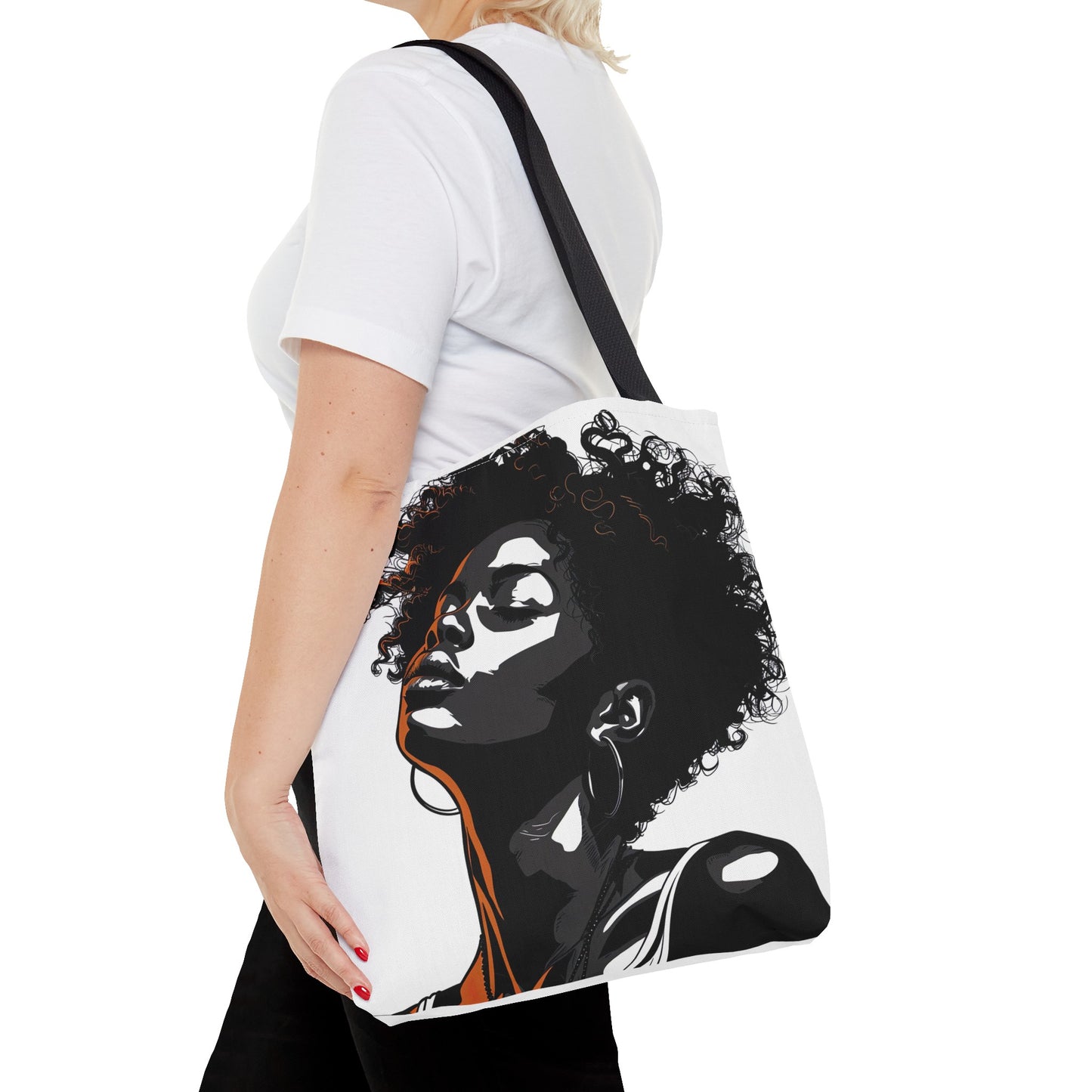 Stylish Retro Tote with Pop Art design (AOP) - Fashion Accessories - Perfect for Work, School, and Everyday Chic - Gift for Her