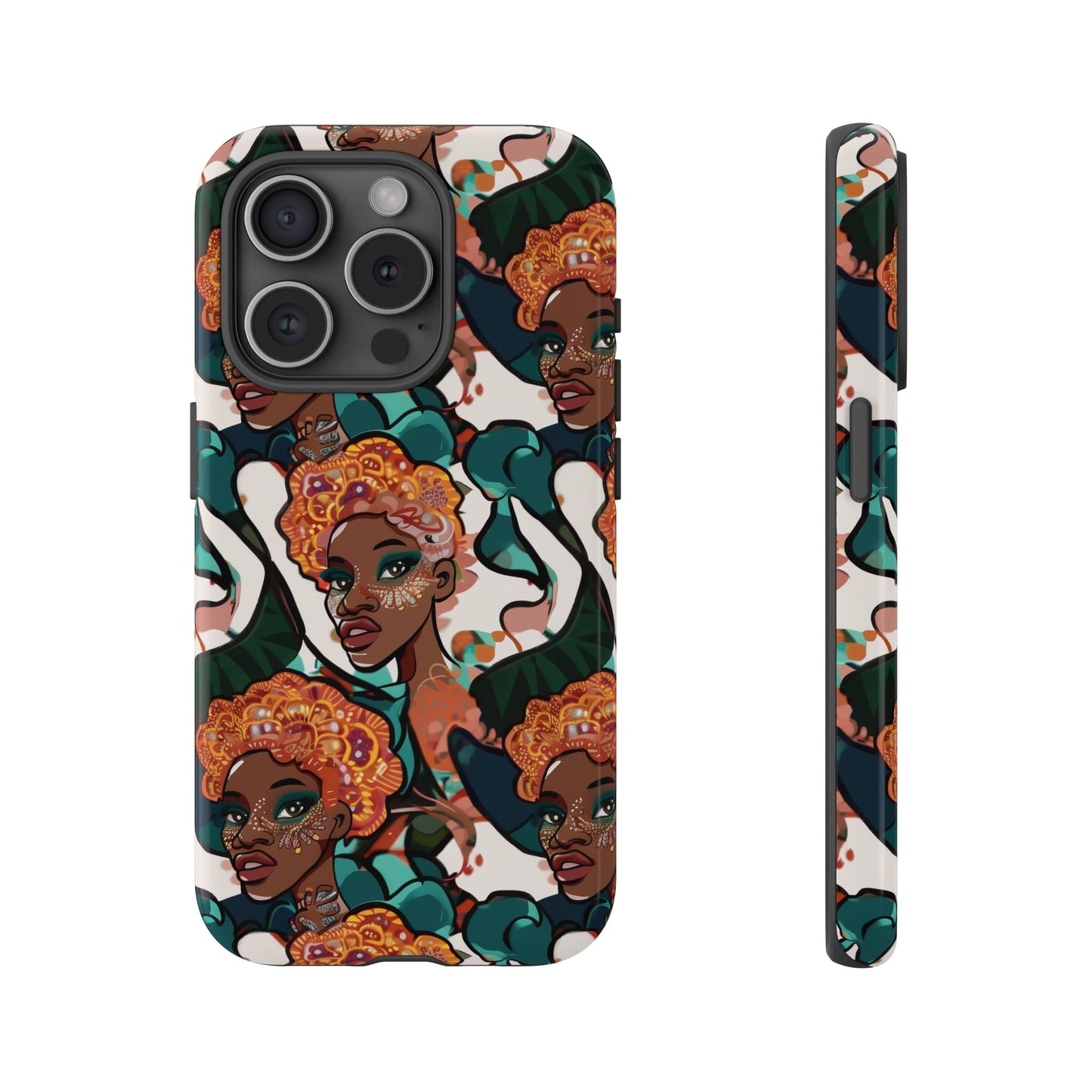 Afrocentric Print 02 Cover for Your Phone  | iPhone | Samsung | Google | Tough Cases