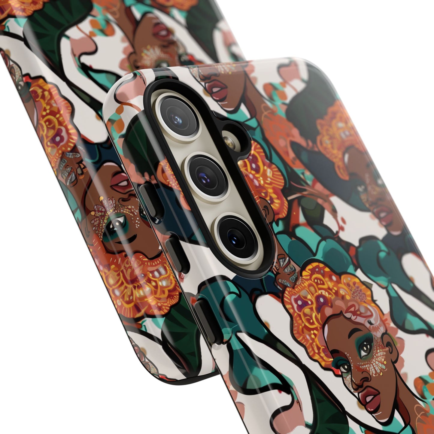 Afrocentric Print 02 Cover for Your Phone  | iPhone | Samsung | Google | Tough Cases