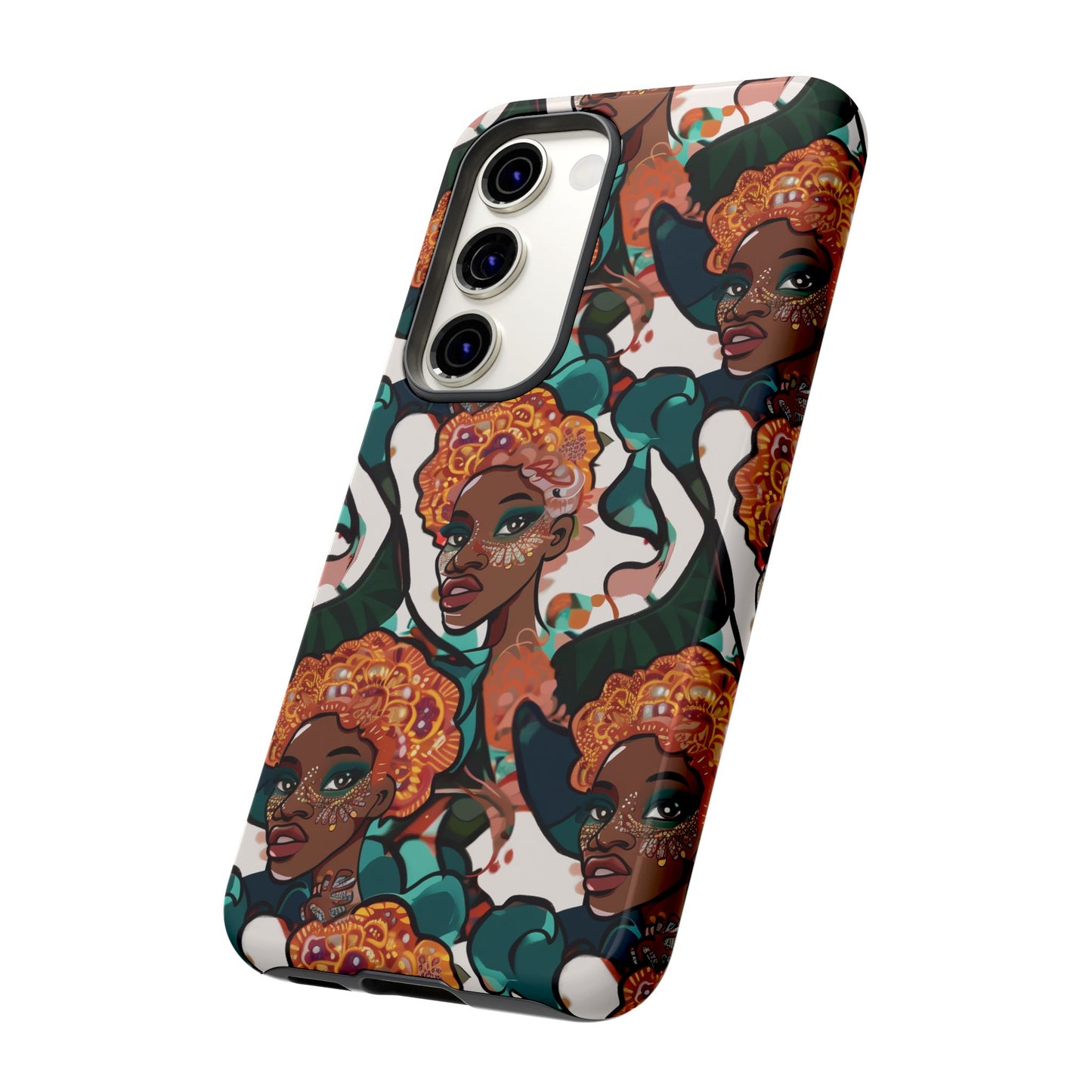 Afrocentric Print 02 Cover for Your Phone  | iPhone | Samsung | Google | Tough Cases