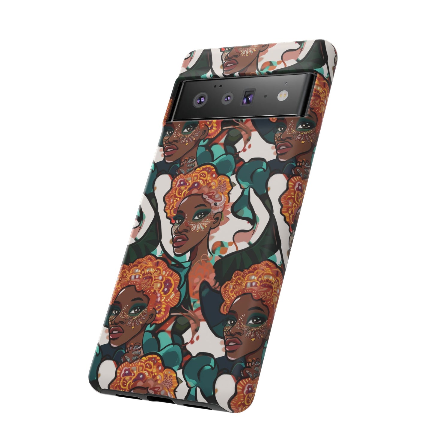 Afrocentric Print 02 Cover for Your Phone  | iPhone | Samsung | Google | Tough Cases