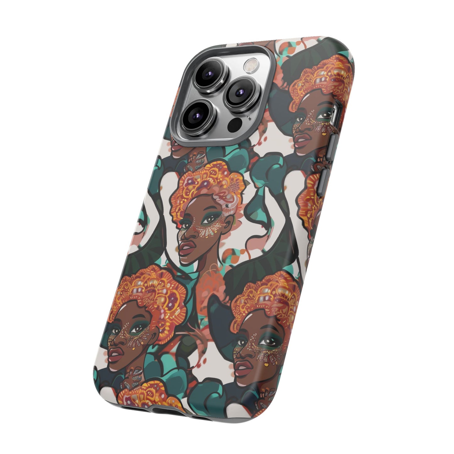 Afrocentric Print 02 Cover for Your Phone  | iPhone | Samsung | Google | Tough Cases