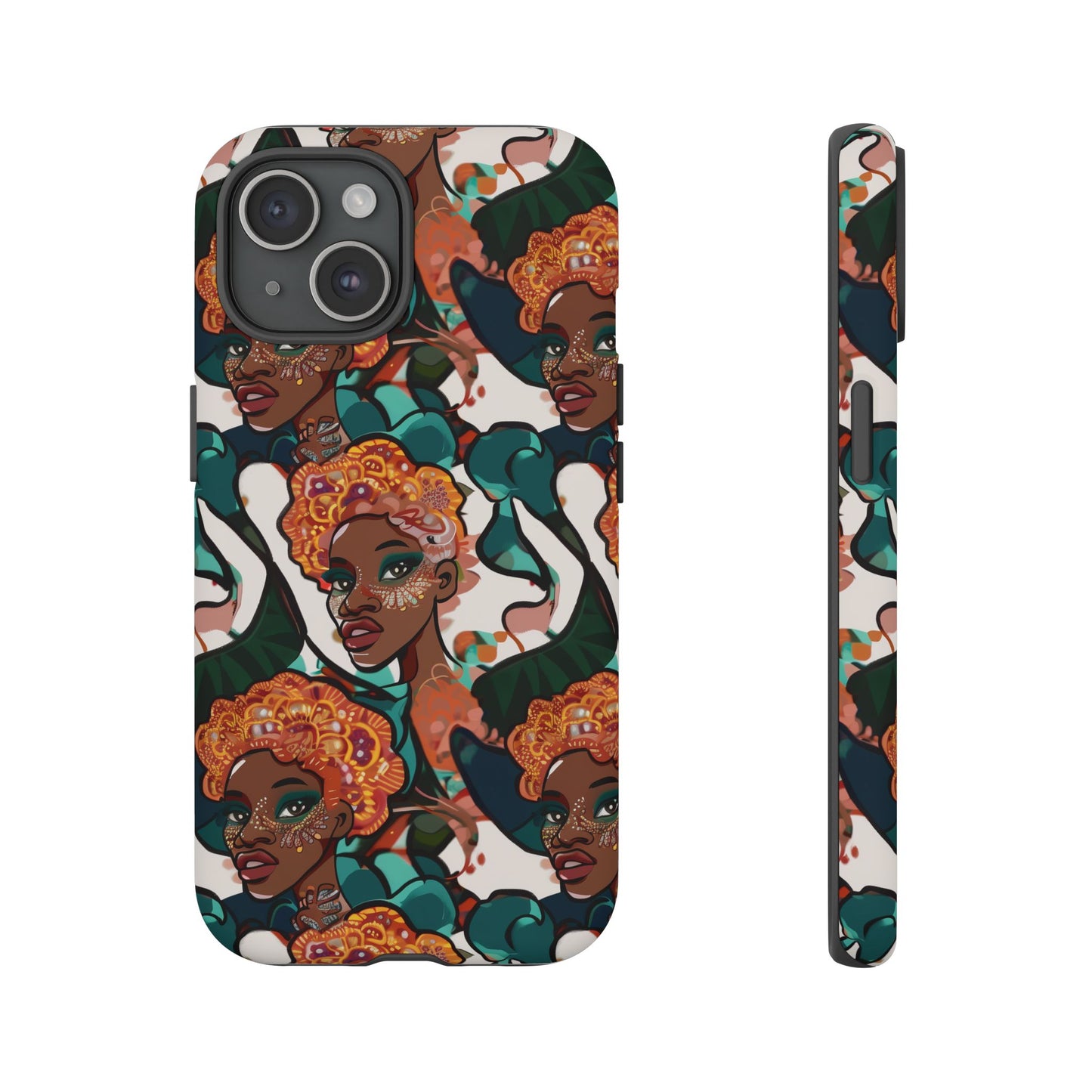 Afrocentric Print 02 Cover for Your Phone  | iPhone | Samsung | Google | Tough Cases