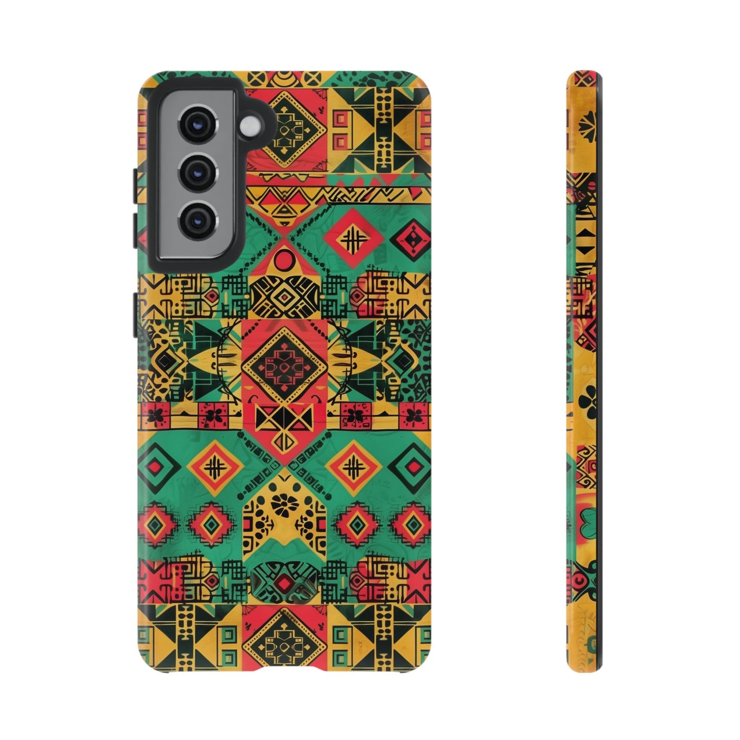 Red, Yellow and Green Afrocentric Phone Case | iPhone | Samsung | Google|  Tough Cases