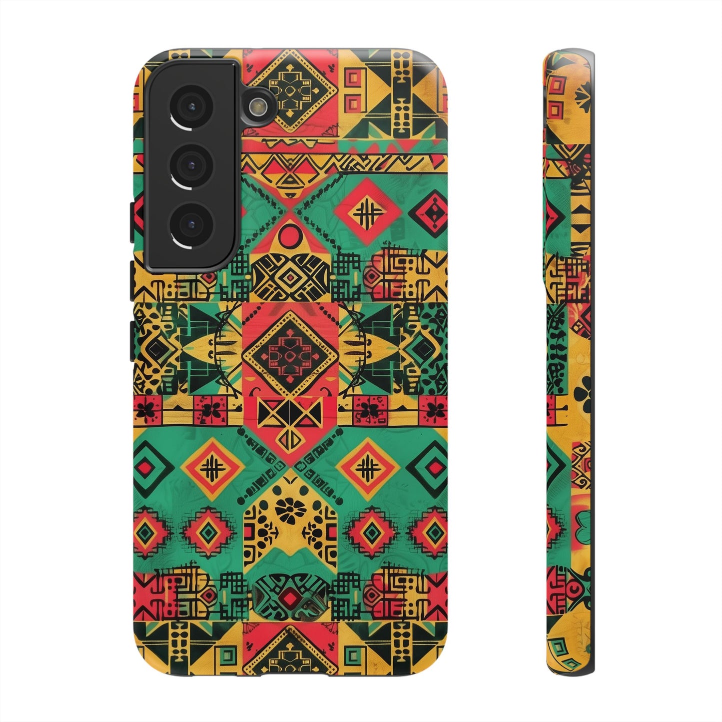 Red, Yellow and Green Afrocentric Phone Case | iPhone | Samsung | Google|  Tough Cases