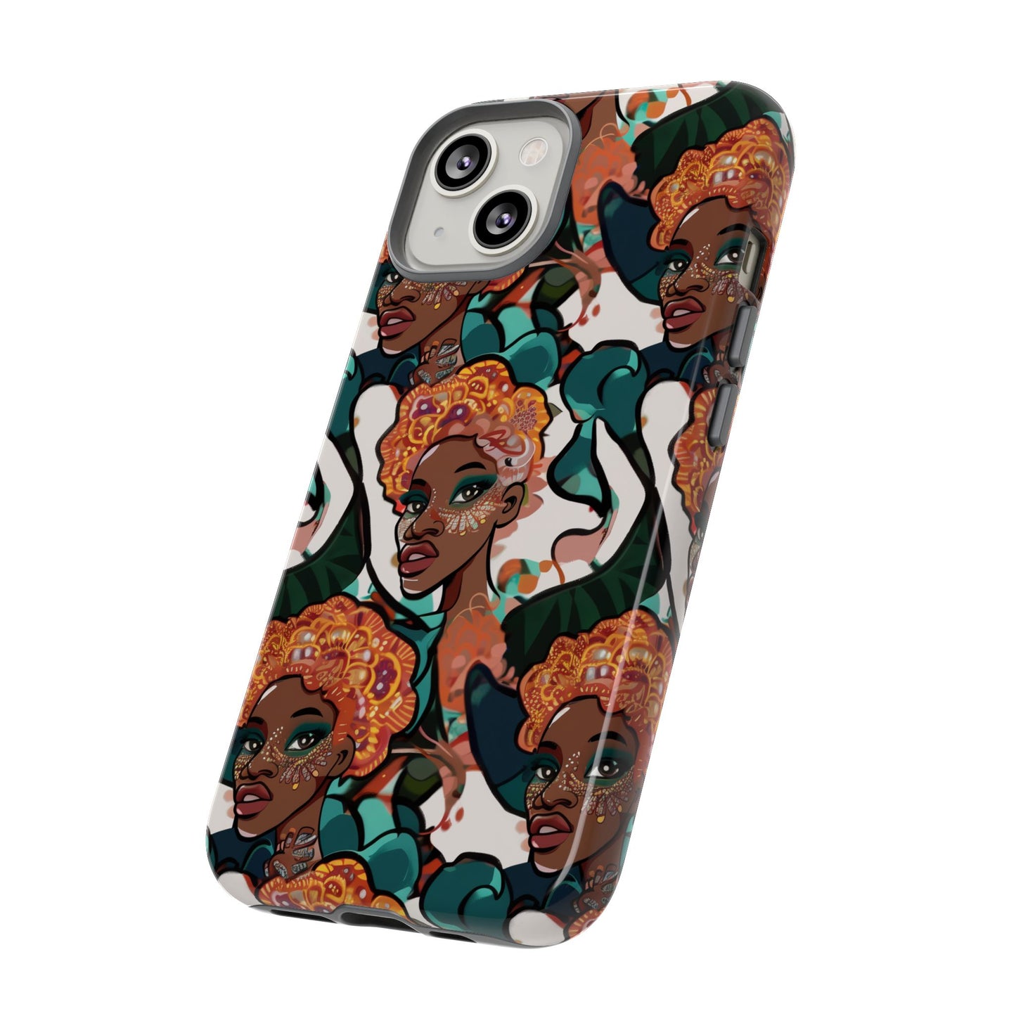 Afrocentric Print 02 Cover for Your Phone  | iPhone | Samsung | Google | Tough Cases