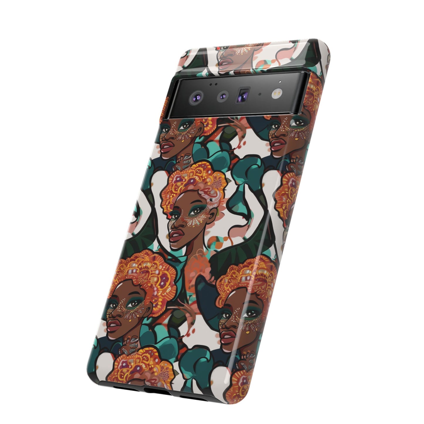 Afrocentric Print 02 Cover for Your Phone  | iPhone | Samsung | Google | Tough Cases