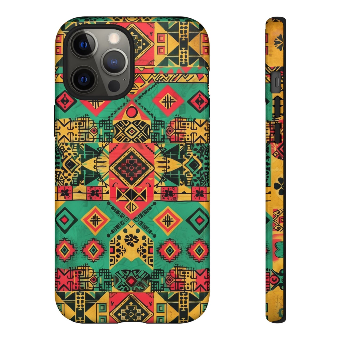 Red, Yellow and Green Afrocentric Phone Case | iPhone | Samsung | Google|  Tough Cases