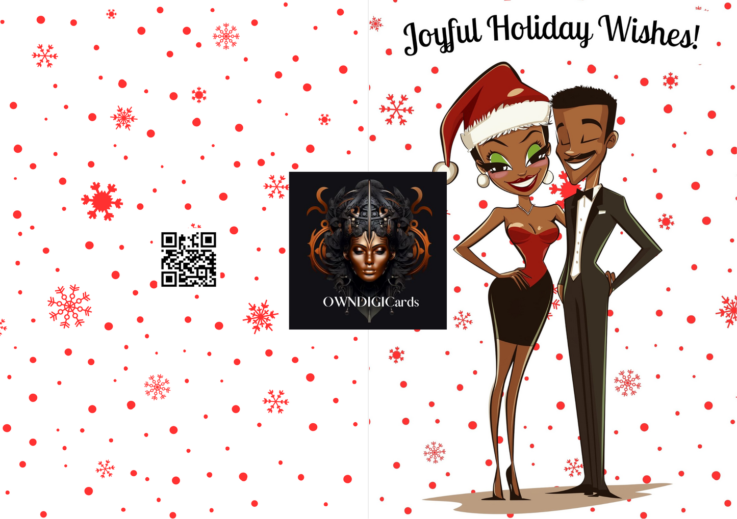 Joyful Holiday Wishes | Festive Holiday Greetings | Digital Download