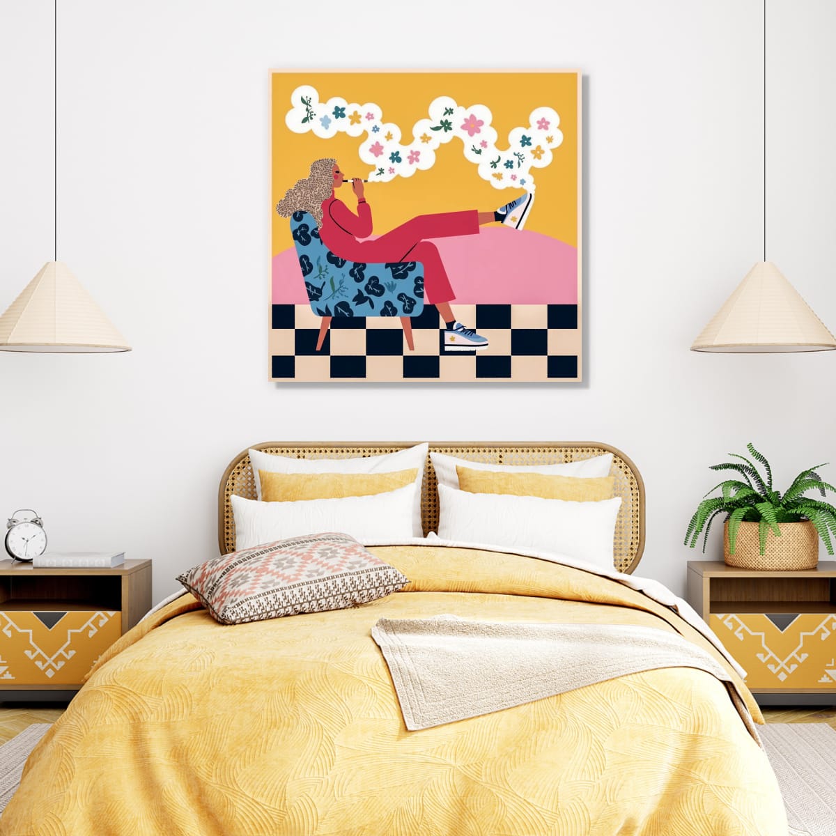 Floral Exhale Classic Matte Paper Poster –  Wall Art