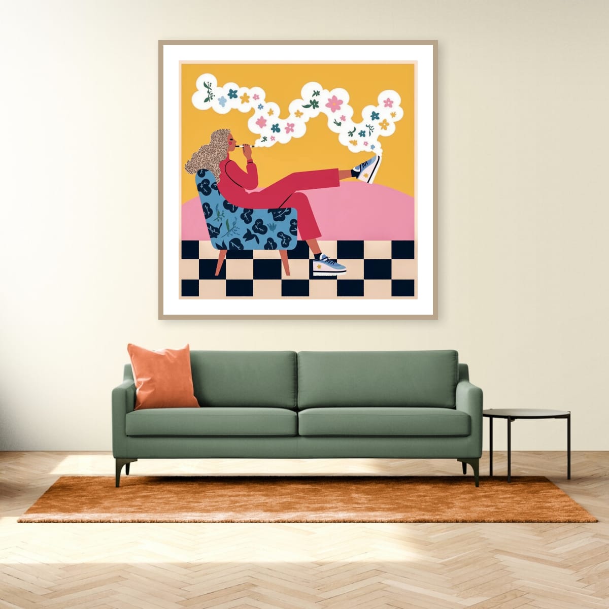 Floral Exhale Classic Matte Paper Poster –  Wall Art