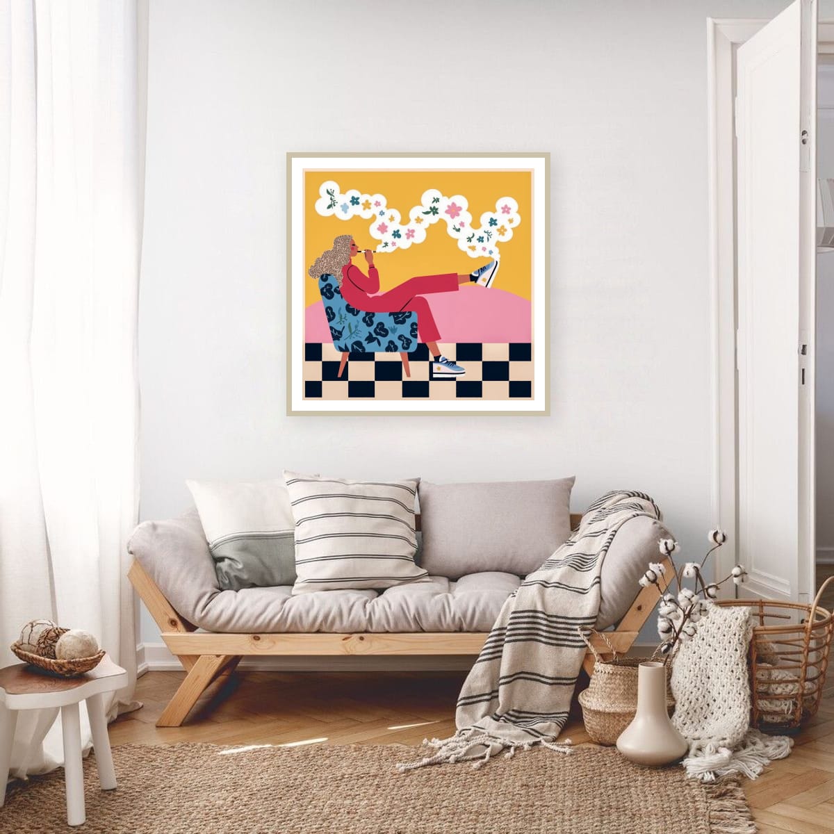 Floral Exhale Classic Matte Paper Poster –  Wall Art