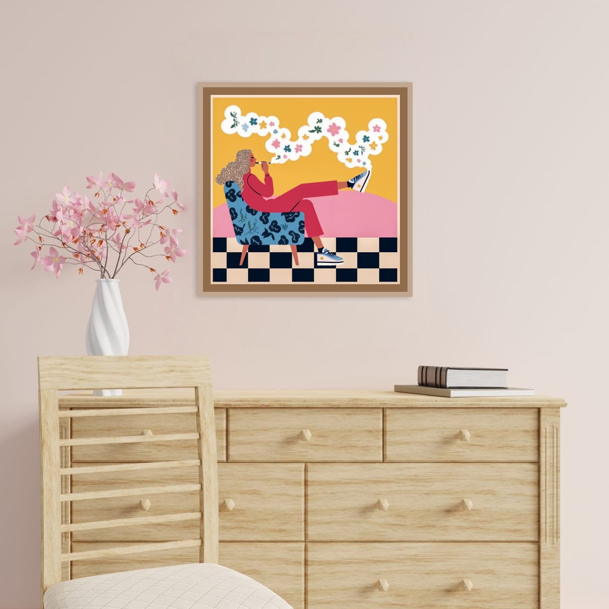 Floral Exhale Classic Matte Paper Poster –  Wall Art