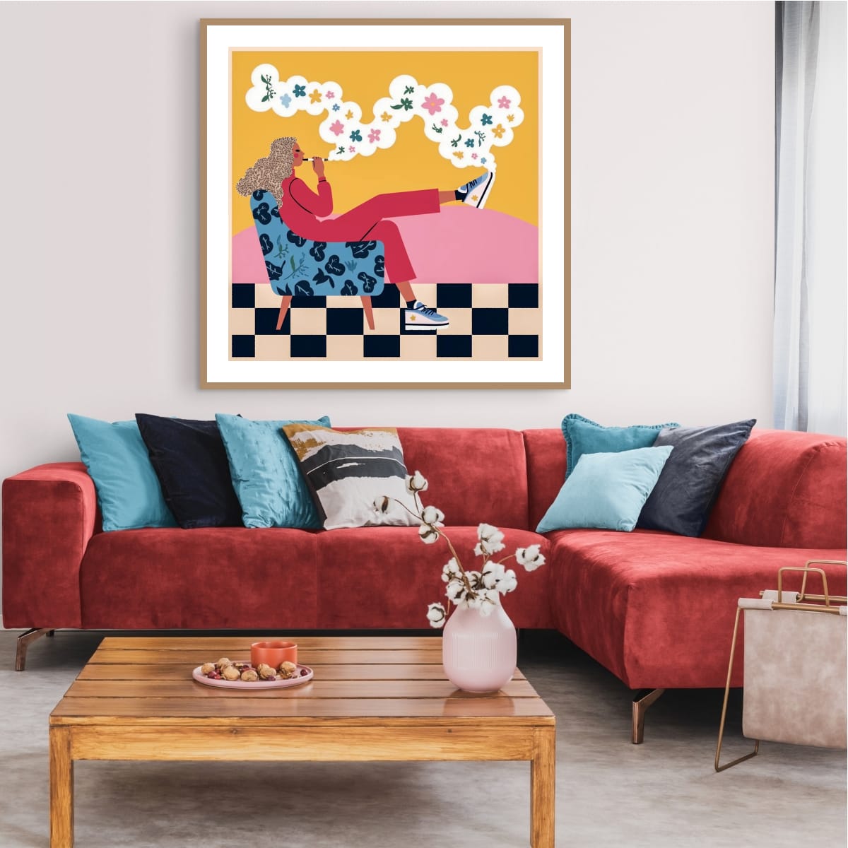 Floral Exhale Classic Matte Paper Poster –  Wall Art