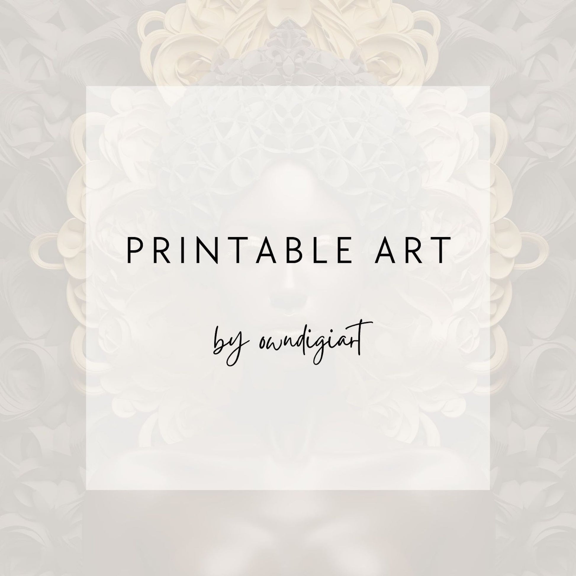 High-Resolution Download - Dark Beauty with Black & White Stripes - Elegant Home Decor - Owndigiart