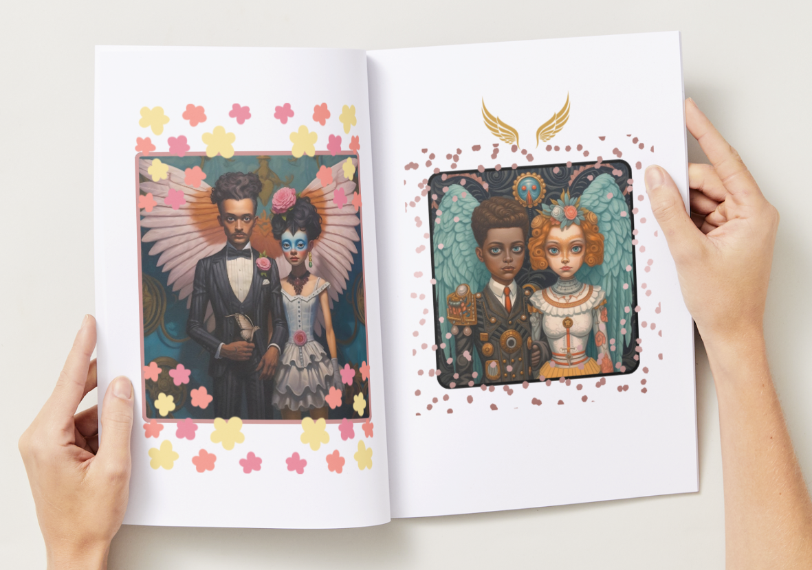 Animetronics AI Art Picture Book – 92 Pages of Futuristic & Culturally Inspired Art ✨Limited time only!