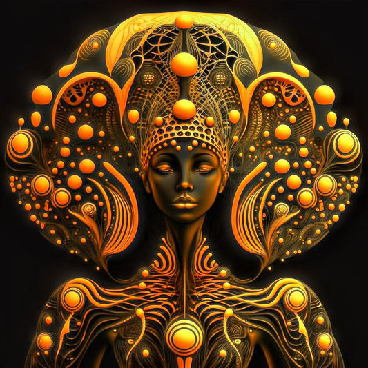 Cyber Cosmic Women Digital Art Download - Instant Download - Owndigiart