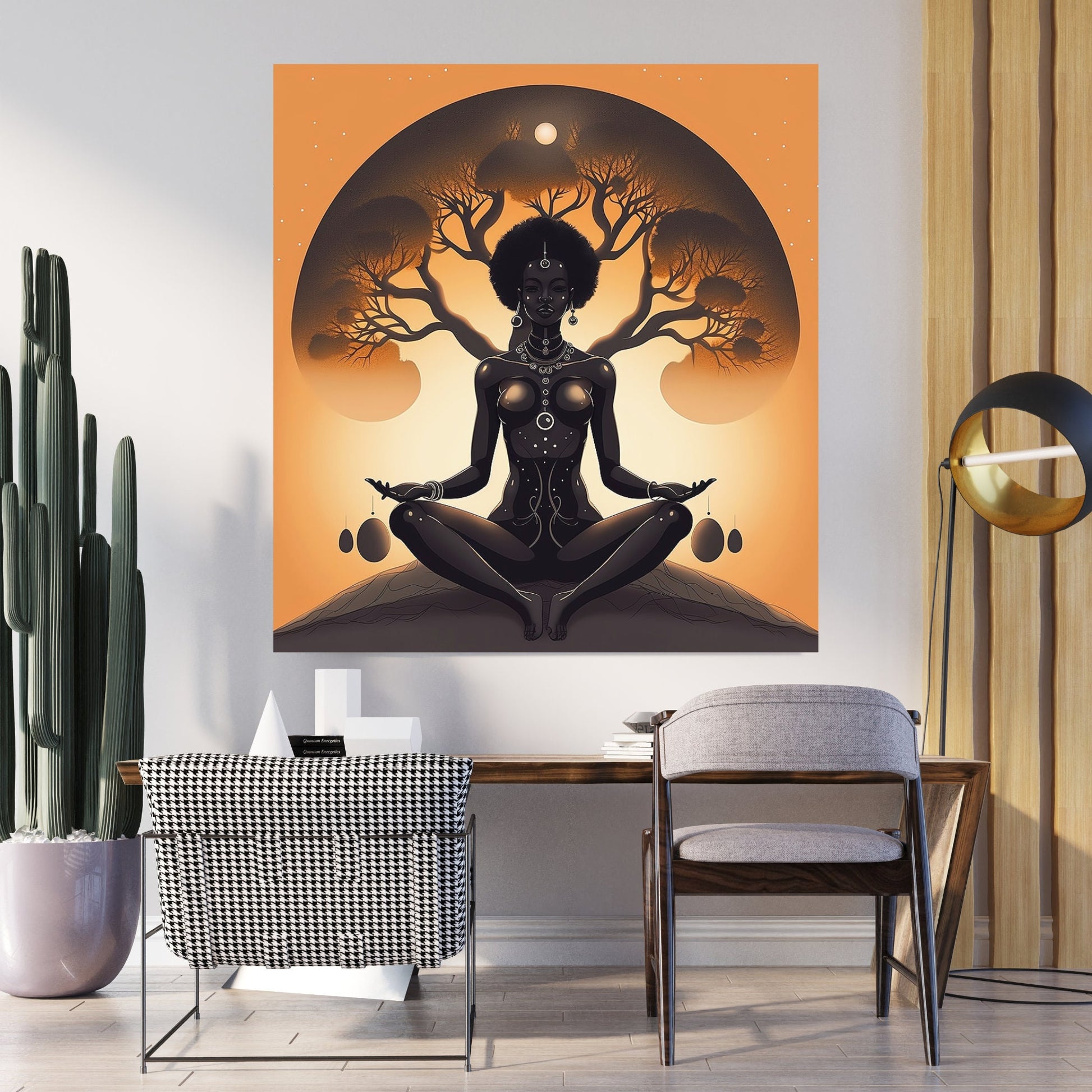 Tree of Life Digital Art Download - Meditating Artwork for Spiritual Decor - Owndigiart