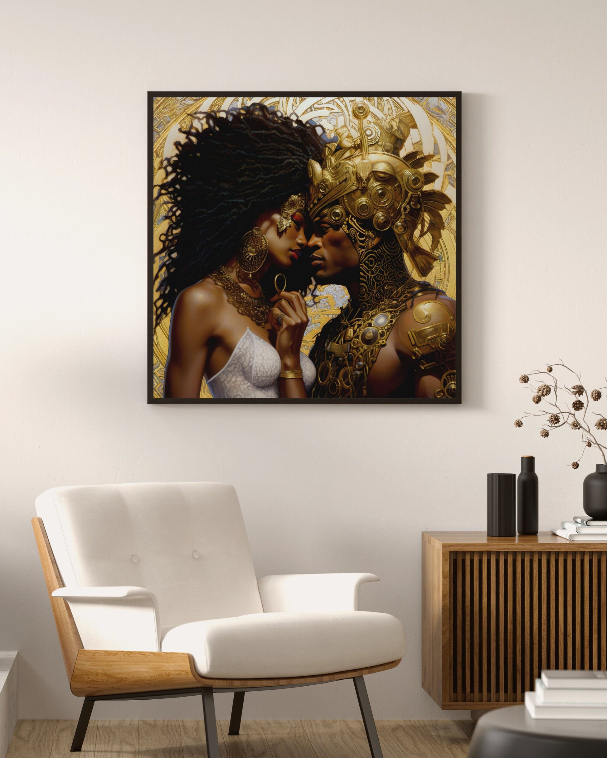 Ancient Cyber Love - Digital Download - instant Download - Wall Art - Owndigiart