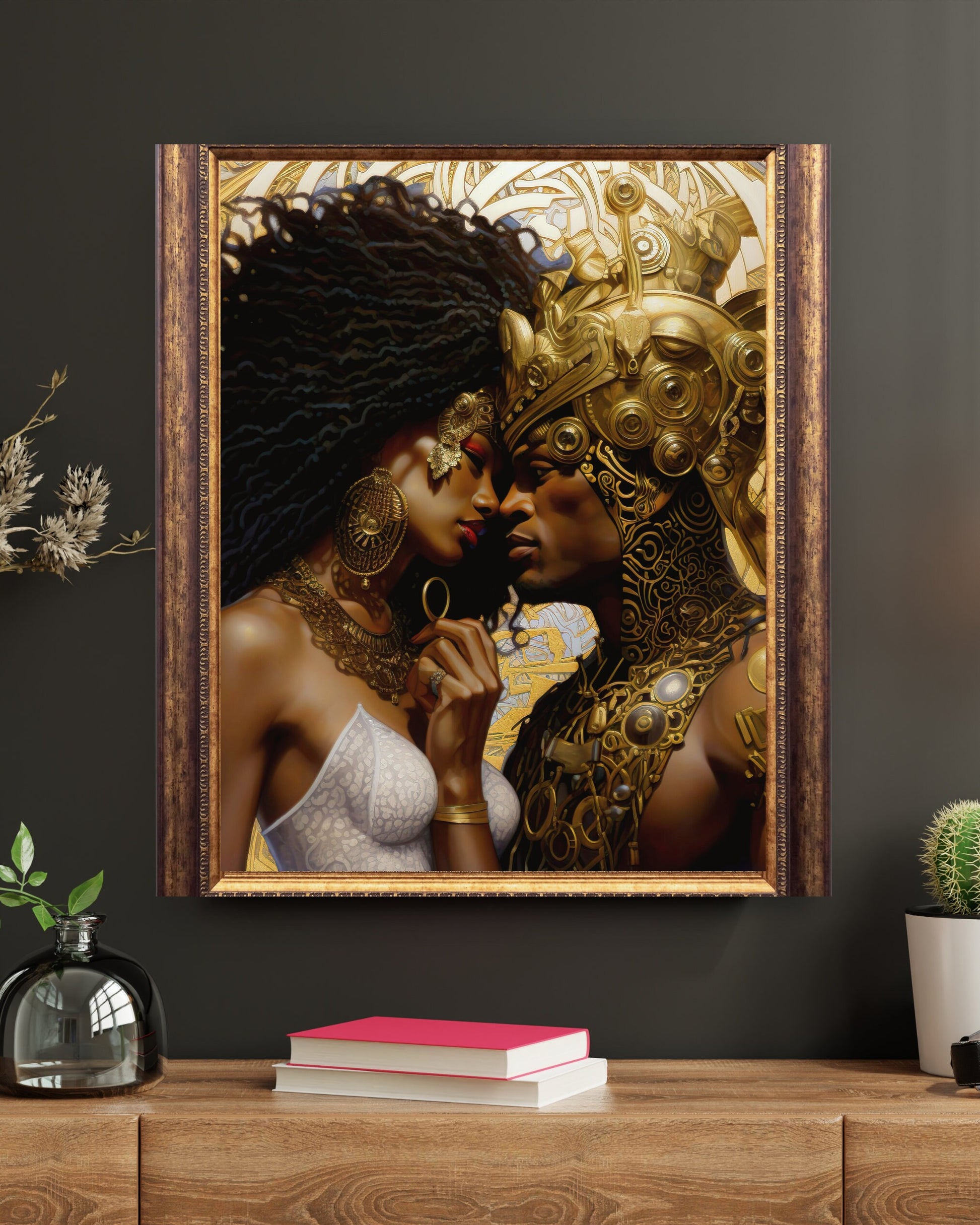 Ancient Cyber Love - Digital Download - instant Download - Wall Art - Owndigiart