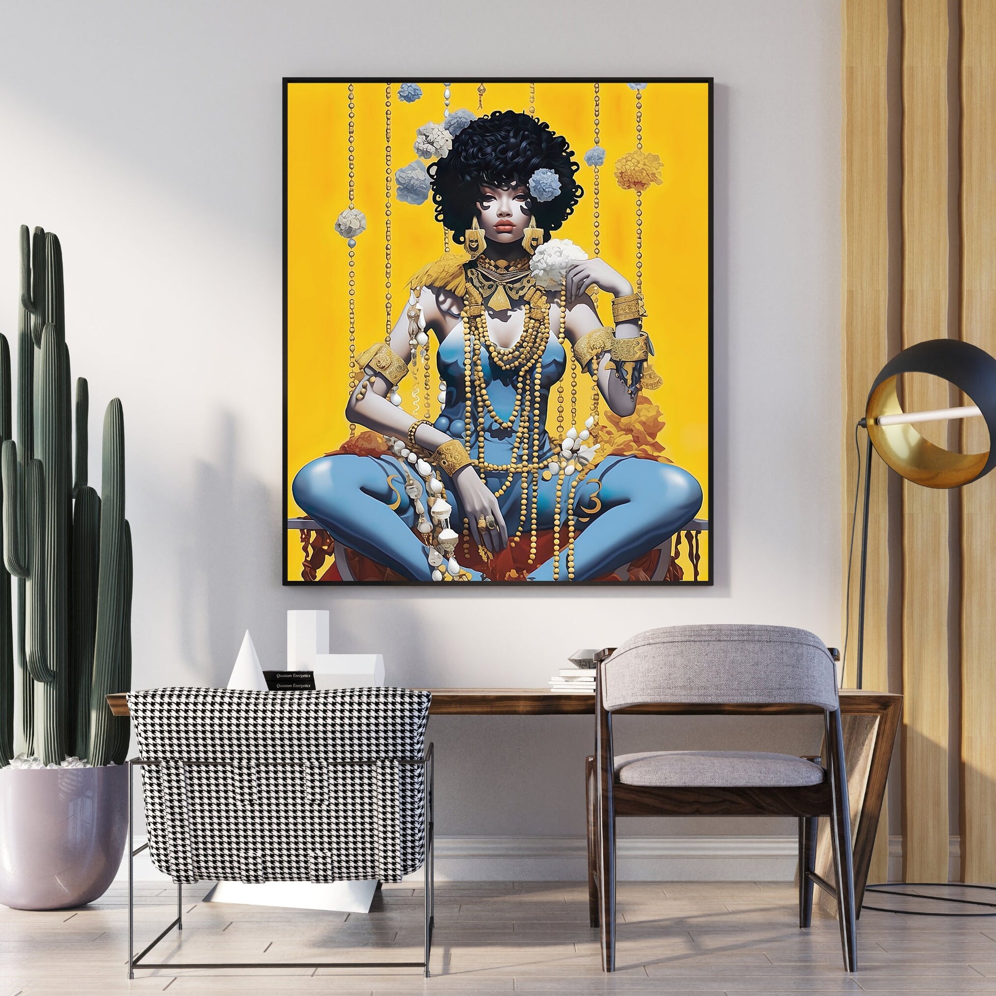 Sitting Pretty -Funky Decor Digital Download - Instant download - Funky Art - Black Art - Ai Art - Owndigiart